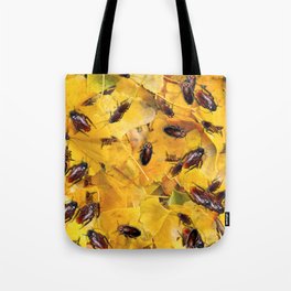 Cockroaches on ginkgo biloba Tote Bag