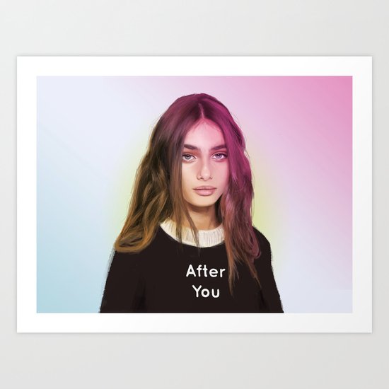 You First Art Print