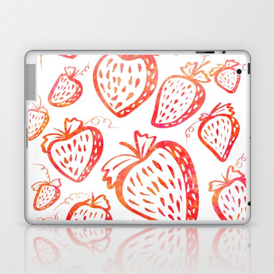 Strawberry fields Laptop & iPad Skin