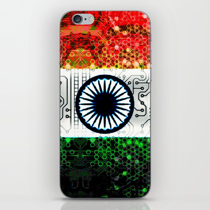 circuit board india (flag) iPhone Skin