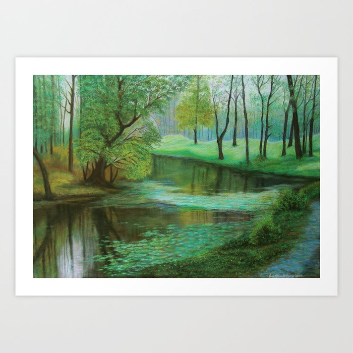 Mysterious Forest Art Print By Svetlana Kolomy Society6