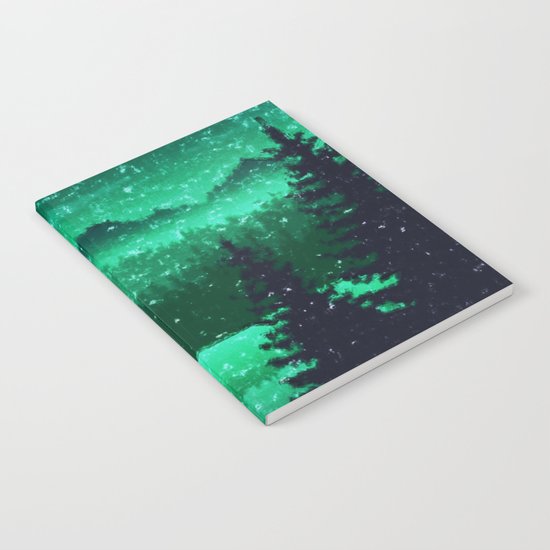 Snowing in the forest Notebook