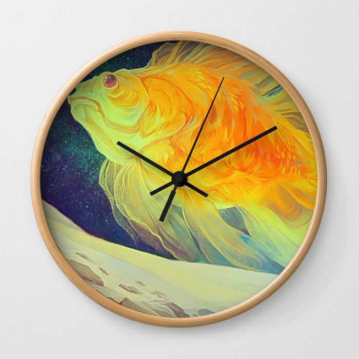 The Fantail Aurora Wall Clock