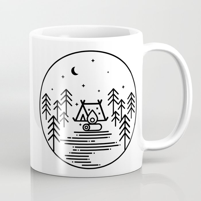 Camping in the Great Outdoors / Geometric / Nature / Camping Shirt / Outdoorsy Coffee Mug