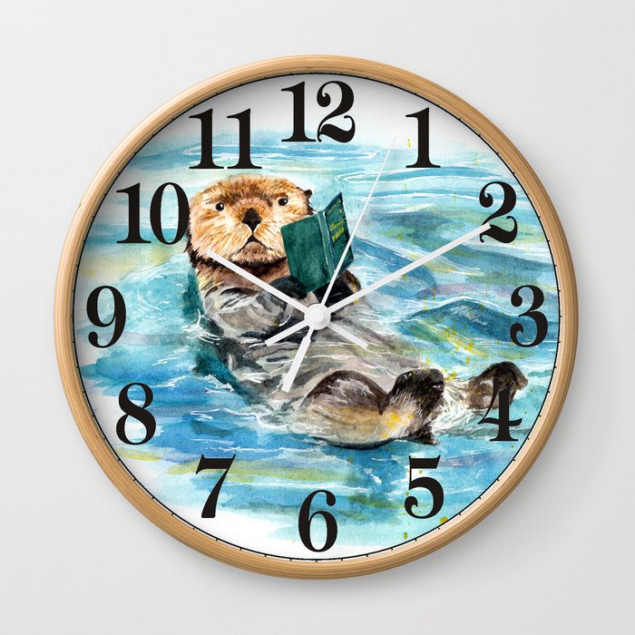 Otter Wall Clock