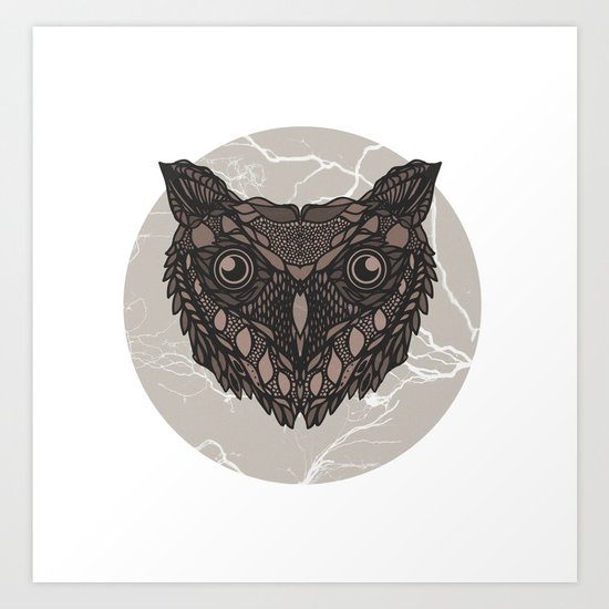 Im not a barn owl but i would like to be Art Print