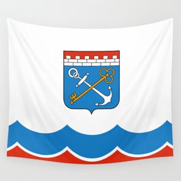 flag of Leningrad oblast Wall Tapestry