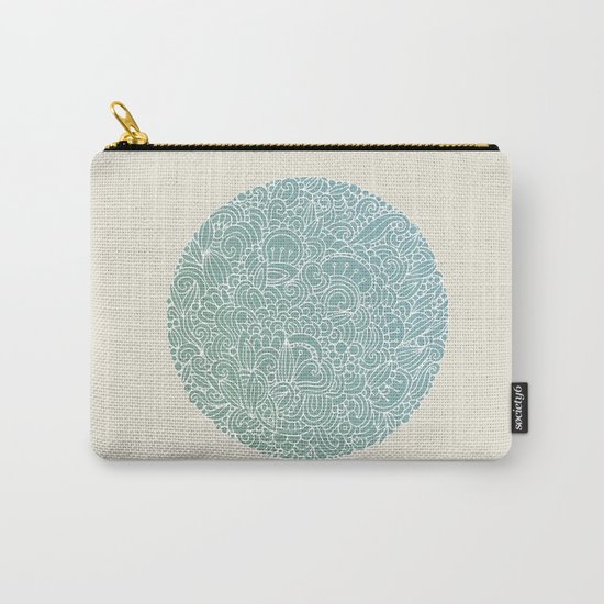 Detailed circle Carry-All Pouch