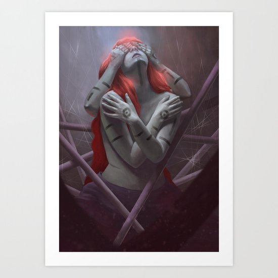 Blind Art Print