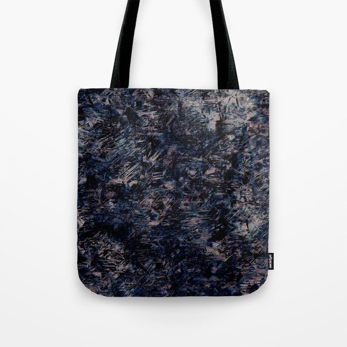 Impressionism blue beige ground Tote Bag