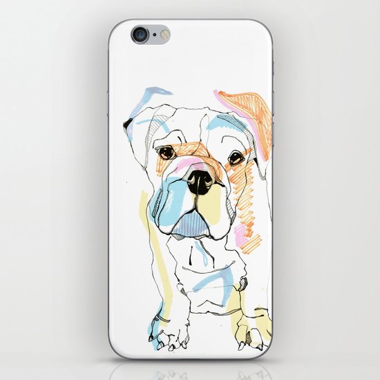 Bulldog Colour iPhone & iPod Skin