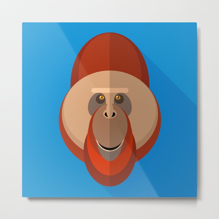 Orangutan Metal Print
