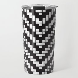 Herringbone Weave Seamless Pattern. Travel Mug