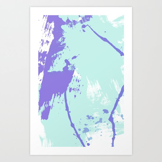 splatters Art Print