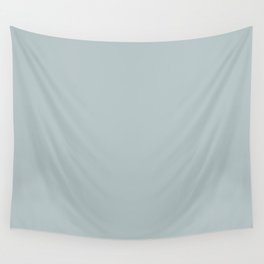 Airy Light Pastel Blue Gray / Grey Solid Color Pairs To Sherwin Williams Niebla Azul SW 9137 Wall Tapestry