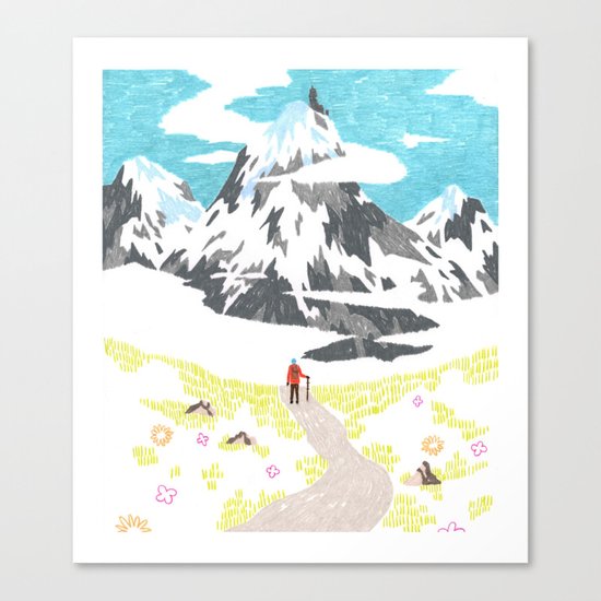 Climb Canvas Print