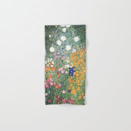 Gustav Klimt Flower Garden Hand & Bath Towel