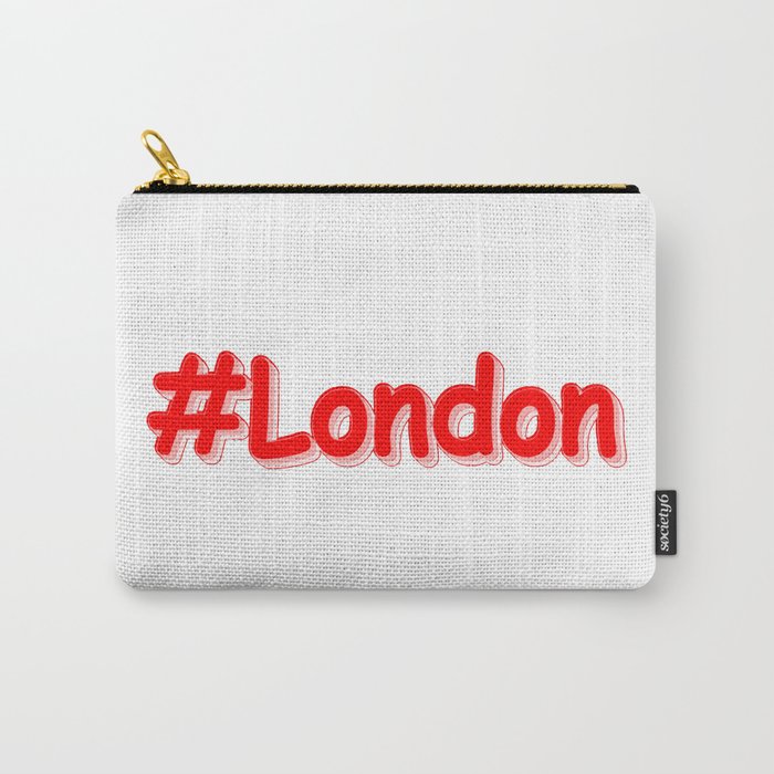 "#London" Cute Design. Buy Now Carry-All Pouch