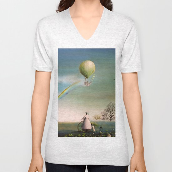 Rainbow Unisex V-Neck