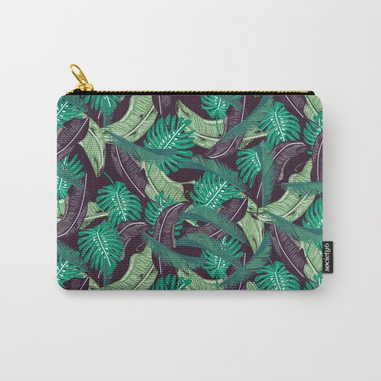 Tropical leaves I Carry-All Pouch