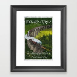 magical train Framed Art Print