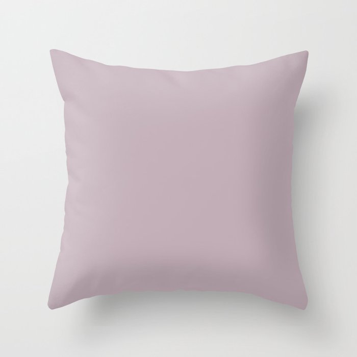 ROSEMARY FLOWER pastel solid color Throw Pillow