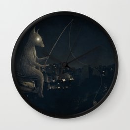 Fisher of dreams Wall Clock