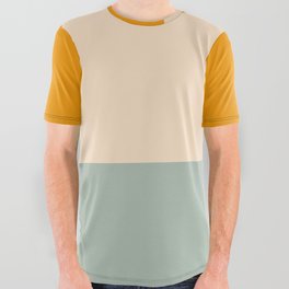 Heracles - Minimal Summer Retro Stripes All Over Graphic Tee