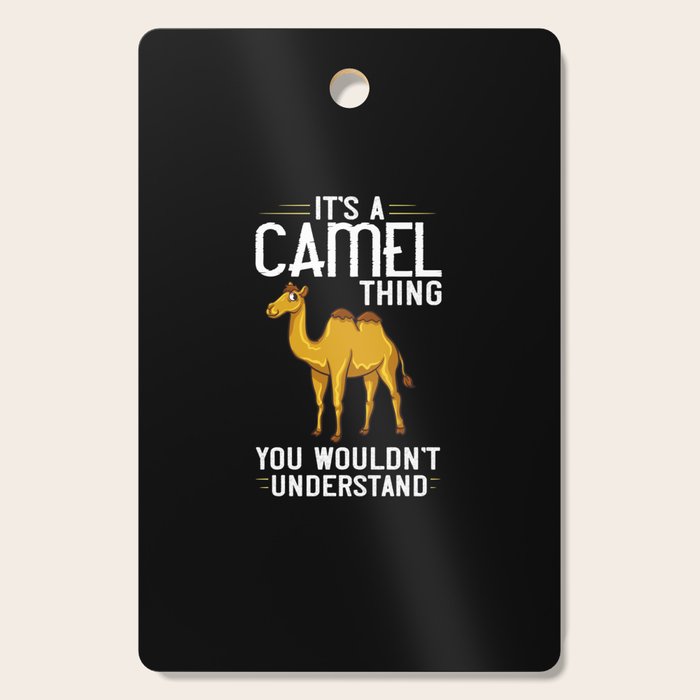 Bactrian Camel Riding Farmer Dromedary Rider Cutting Board