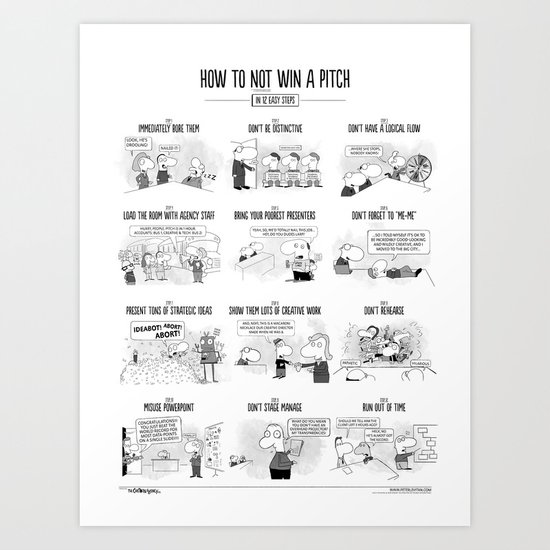 Funny Advertising Agency Mistakes Art Print