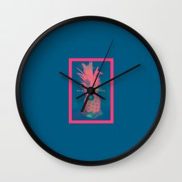 Pineapple Express //Alternate One Wall Clock | Pop Art, Mixed Media, Nature, Movies & TV 