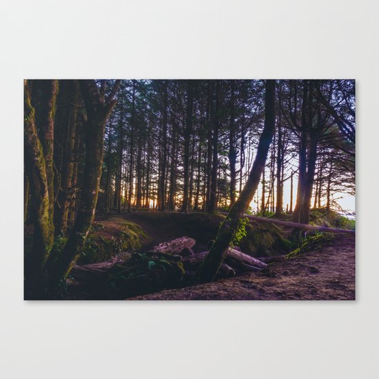 Wooded Tofino Canvas Print