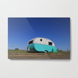 Starliner Caravan Camper Metal Print