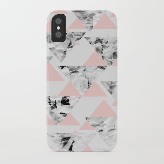 Pink Triangles iPhone Case