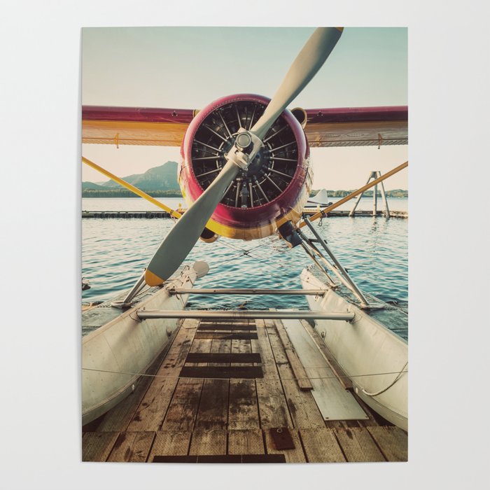 Seaplane Dock Poster