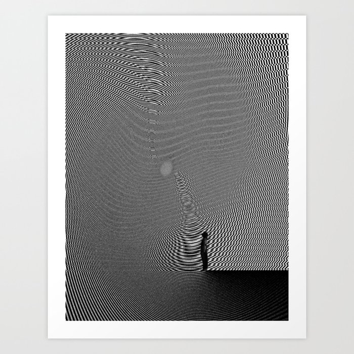 Optical Void 10 Art Print
