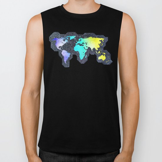 The World Belongs to you Biker Tank