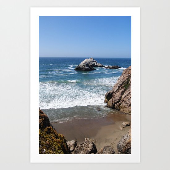 Land's End Beach Art Print