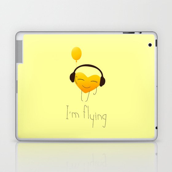 Flying heart Laptop & iPad Skin
