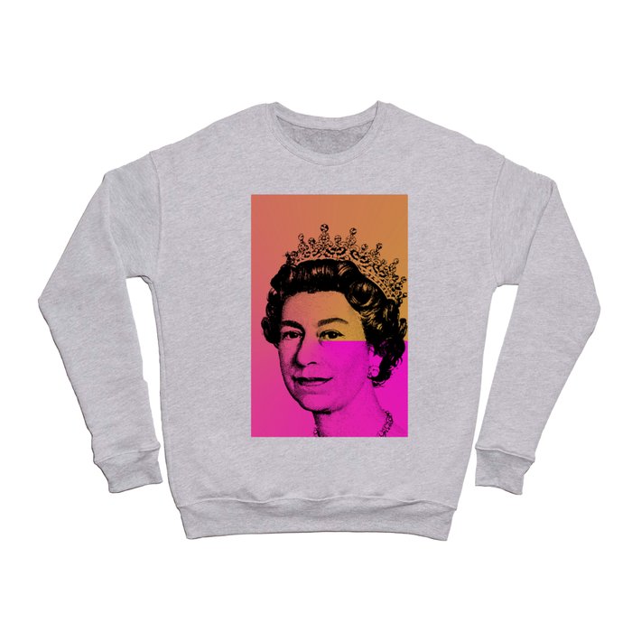 Queen Elizabeth II Crewneck Sweatshirt by Mister Rogers Society6