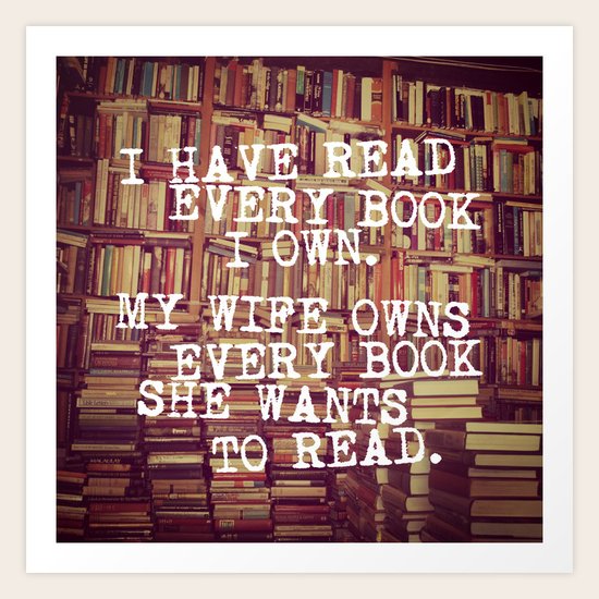 Books Art Print