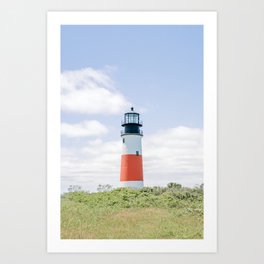 Nantucket Sankaty Lighthouse  Art Print