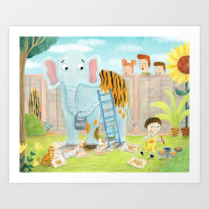 International Elephant Day Art Print