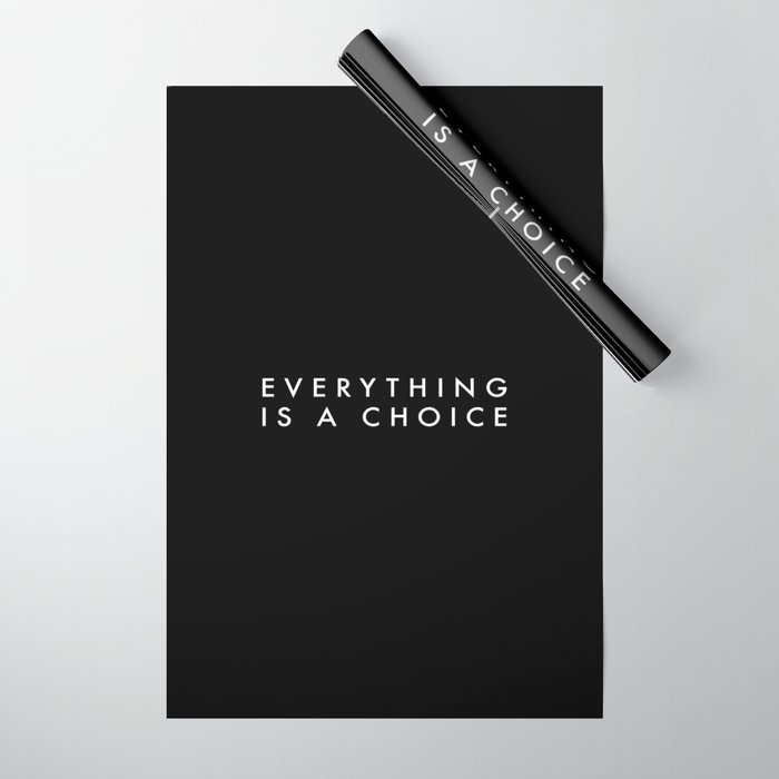 typography wrapping paper