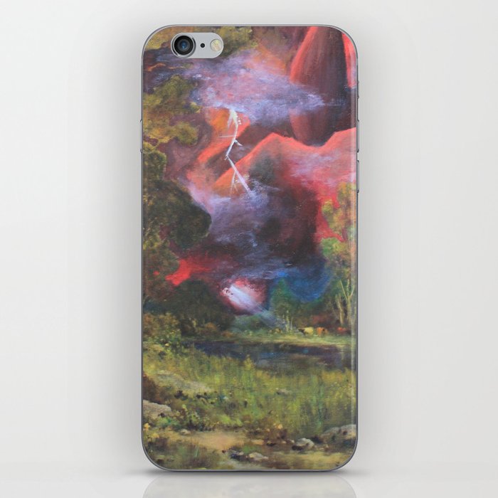Stranger Thing Mind Flayer Thrift Store Painting iPhone Skin