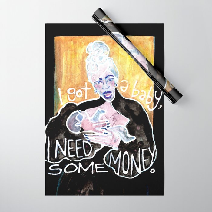 Cardi B Money Wrapping Paper By Femmetomorrow Society6