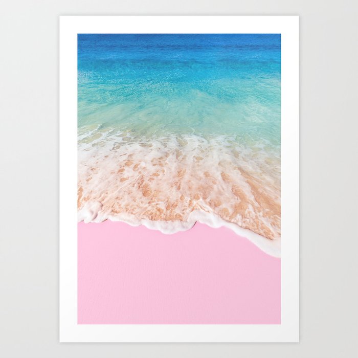 Pink craft sand