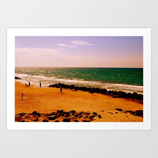 playing in summertime Art Print