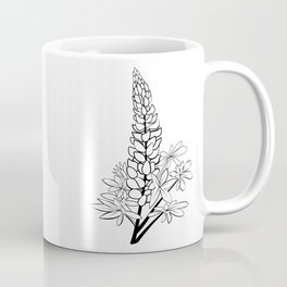 Minimalist Lupine Coffee Mug