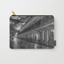 New Orleans, French Quarter, Jackson Square black and white photograph / black and white photography Carry-All Pouch | Batonrouge, Mississippiriver, Jazz, Blackandwhite, Bourbonstreet, Creole, Neworleans, Black And White, Frenchquarter, Fattuesday 
